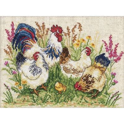 The Poultry Yard Cross Stitch Kit ~ VDV