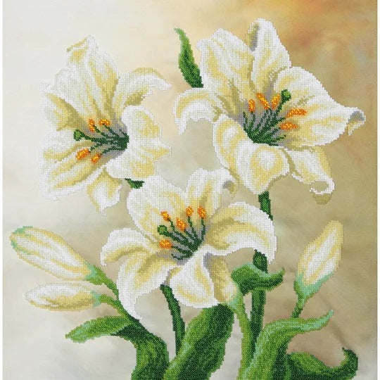 Lilies Beaded Embroidery Kit ~ VDV