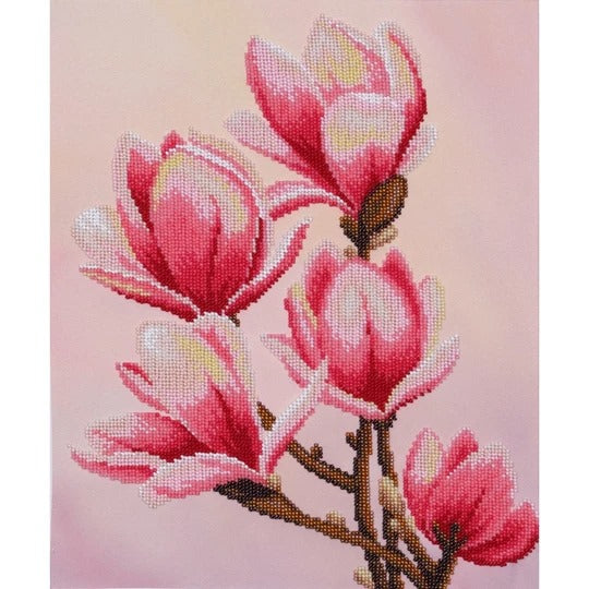 Magnolia Blooming Beaded Embroidery Kit ~ VDV