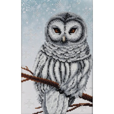 Snow Owl Beaded Embroidery Kit ~ VDV