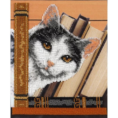 Mitsyk the Cat Beaded Embroidery Kit ~ VDV