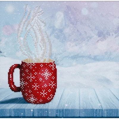 Hot Coffee Beaded Embroidery Kit ~ VDV