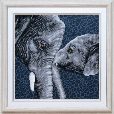 Mother's Love Sepia Toned Beaded Embroidery Kit ~ VDV