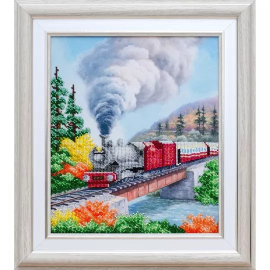 Autumn Express Beaded Embroidery Kit ~ VDV