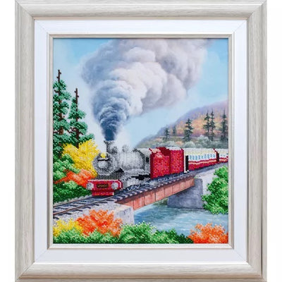 Autumn Express Beaded Embroidery Kit ~ VDV
