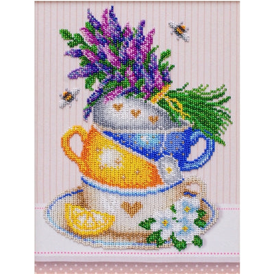 Herbal Tea Beaded Embroidery Kit ~ VDV