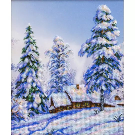 Snowy Winter Beaded Embroidery Kit ~ VDV