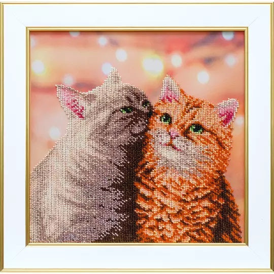 Fluffy Pair Beaded Embroidery Kit ~ VDV