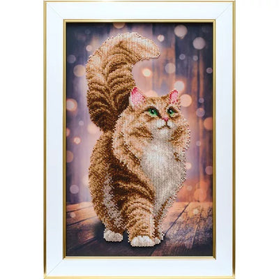 Dreamy Cat Beaded Embroidery Kit ~ VDV