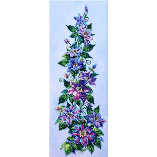 Clematis Beaded Embroidery Kit ~ VDV