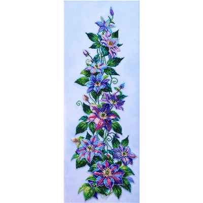 Clematis Beaded Embroidery Kit ~ VDV