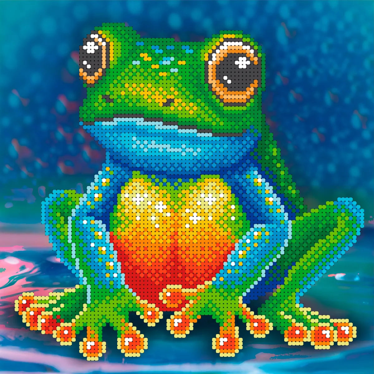 Frog Beaded Embroidery Kit ~ VDV