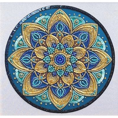 Mandala Abundance Beaded Embroidery Kit ~ VDV