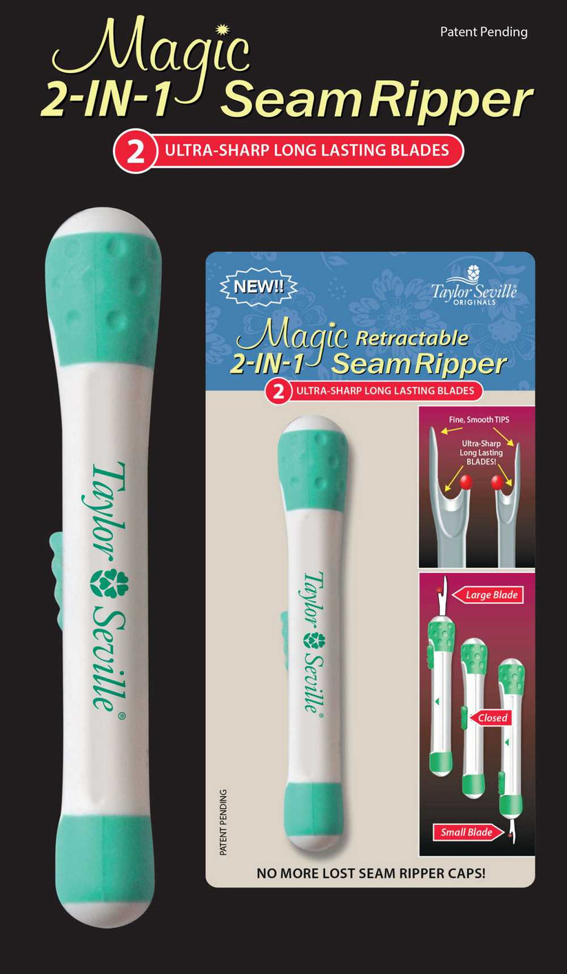 Retractable Seam Ripper 2 in 1 Retractable Seam Ripper - Taylor Seville – Very Crafty