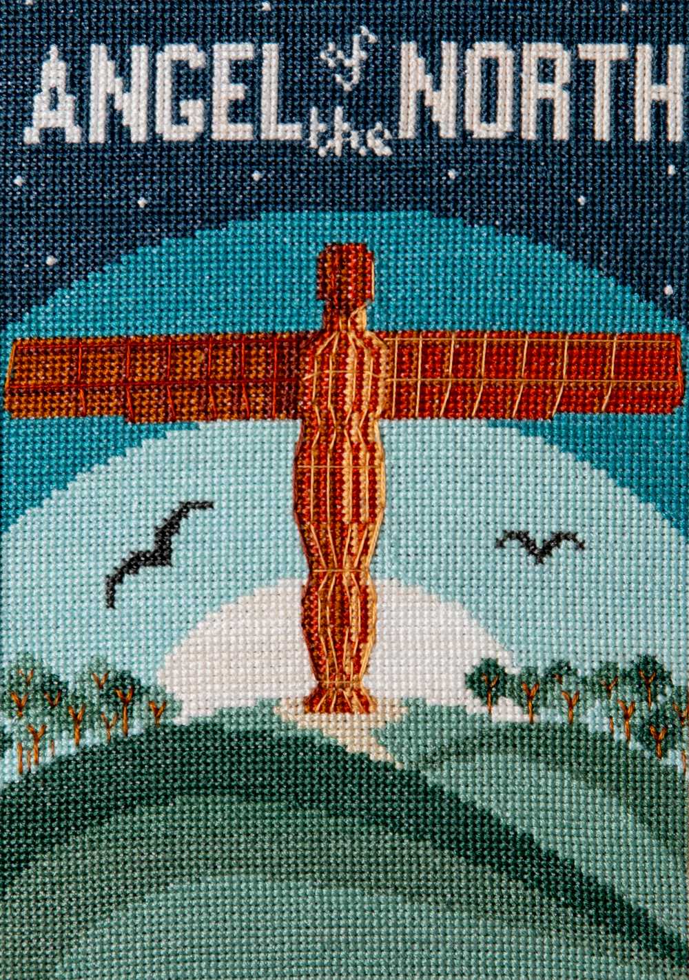 Angel Of The Night Cross Stitch Kit - Trouvaille Stitch Kits