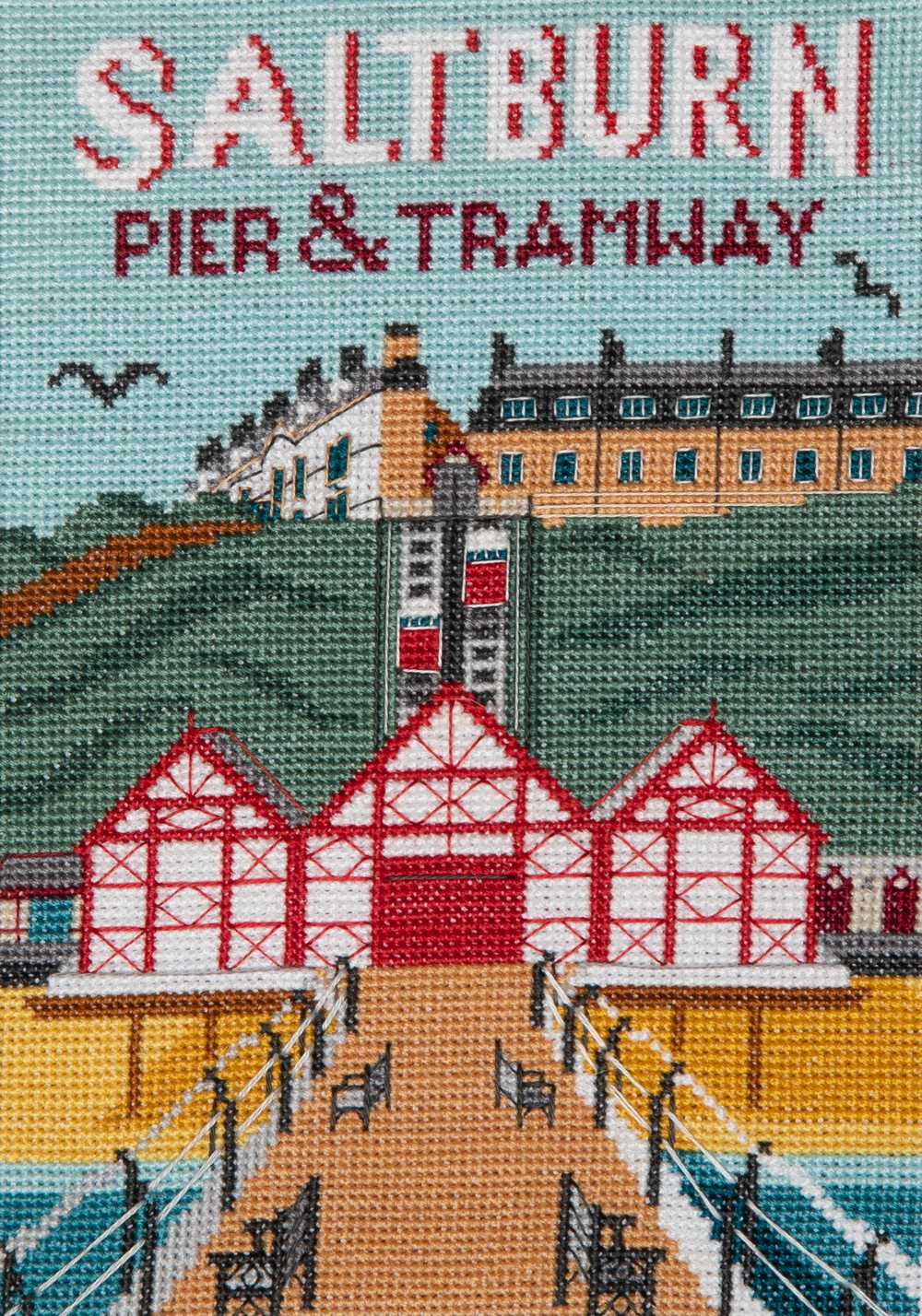 Amusements On The Pier Cross Stitch Kit - Trouvaille Stitch Kits