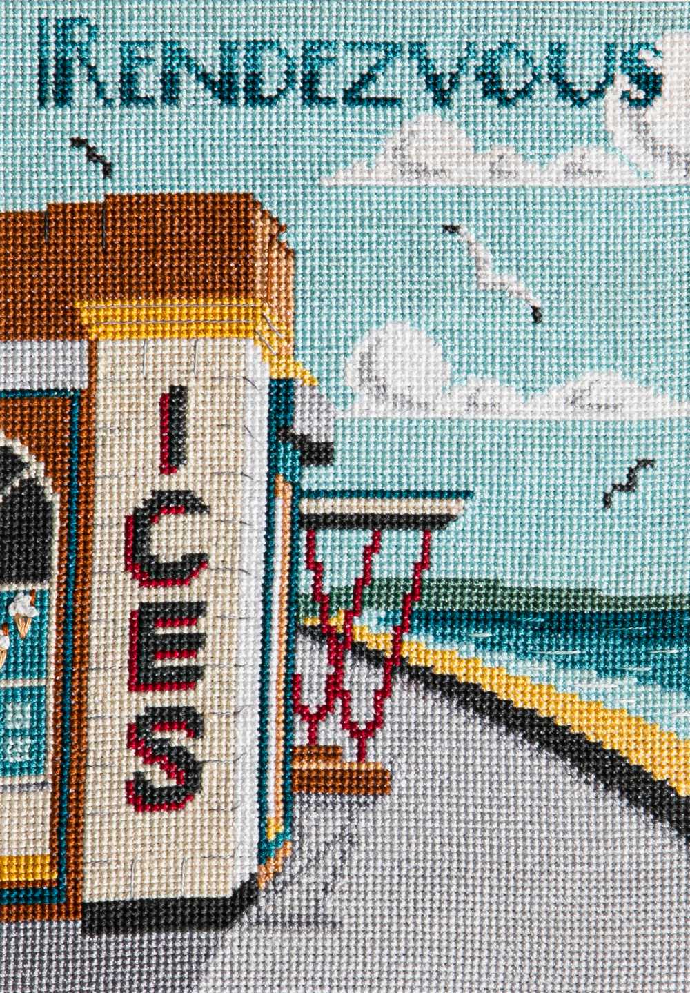 A Seaside Rendezvous Cross Stitch Kit - Trouvaille Stitch Kits