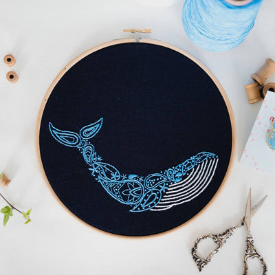 Whale Kit ~ Paraffle Embroidery