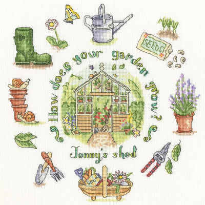 How Does Your Garden Grow Cross Stitch Kit ~ Bothy Threads