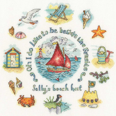 Beside The Seaside Cross Stitch Kit ~ Bothy Threads