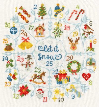 Countdown to Christmas Cross Stitch Kit ~ Bothy Threads