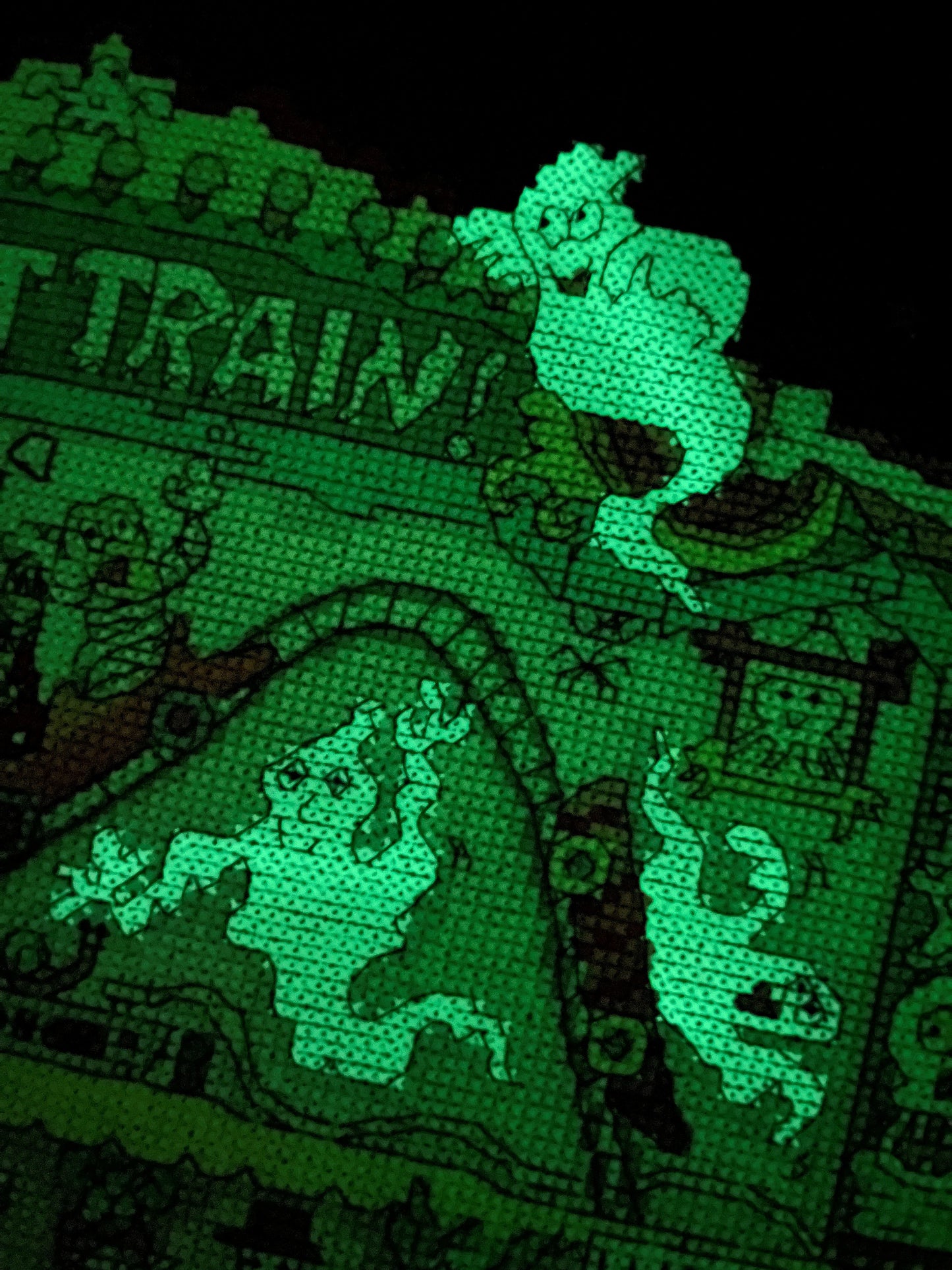 Cut Thru' Ghost Train Cross Stitch Kit ~ Bothy Threads