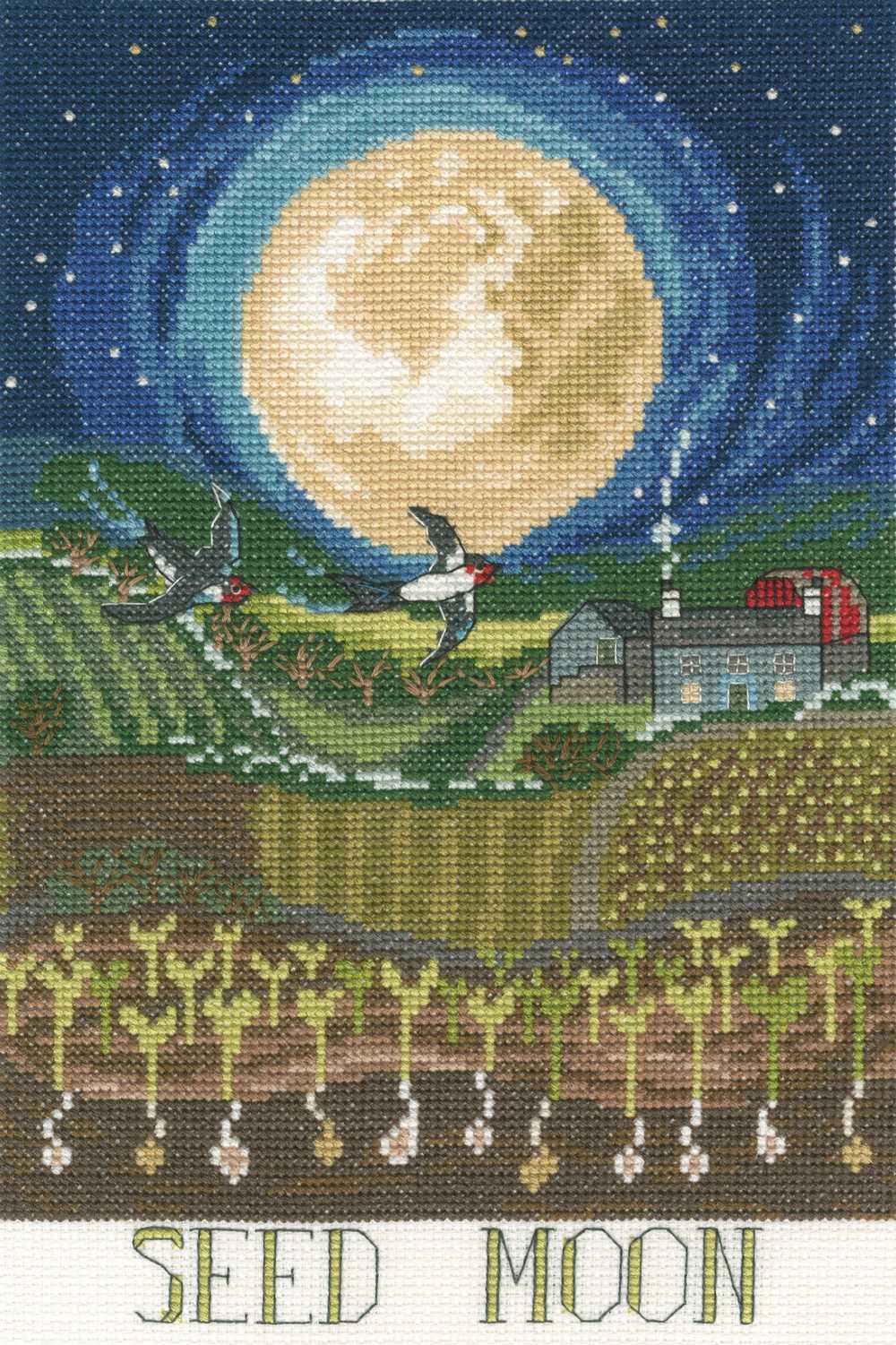 Seed Moon Cross Stitch Kit ~ Bothy Threads