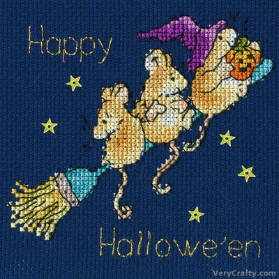 Starry Night Counted Cross Stitch Kit  Bothy Threads Greetings Card