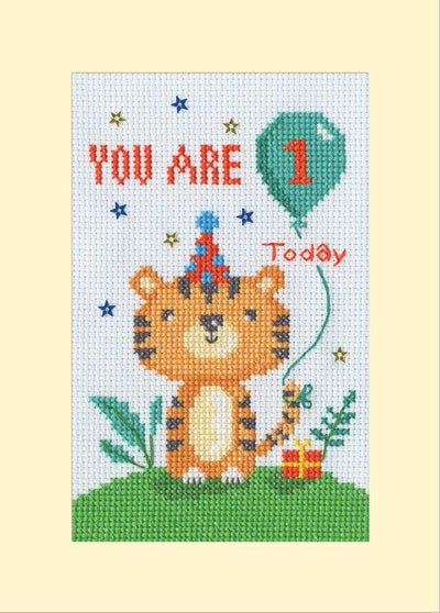 Wild Birthday  Cross Stitch Card Kit ~ Bothy Threads