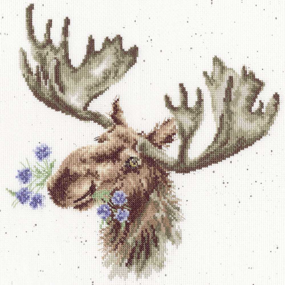 It Moose Be Love Cross Stitch Kit ~ Bothy Threads