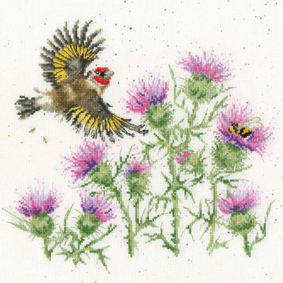 Feathers And Thistles Cross Stitch Kit ~ Bothy Threads