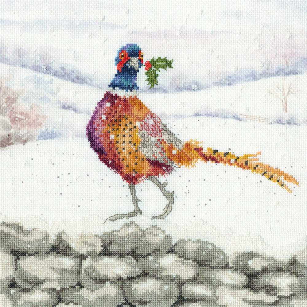 A Festive Flourish Cross Stitch Kit ~ Bothy Threads