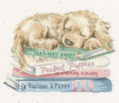 A Pup's Life Cross Stitch Kit ~ Bothy Threads