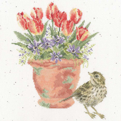 The Meadow Pipit Cross Stitch Kit ~ Bothy Threads