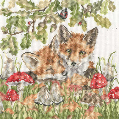 Under the Oak Tree Cross Stitch Kit ~ Bothy Threads