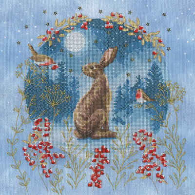 Midnight Moongazer Cross Stitch Kit ~ Bothy Threads