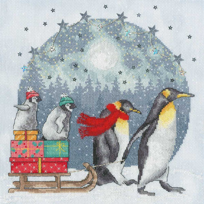 Winter Waddle Cross Stitch Kit ~ Bothy Threads