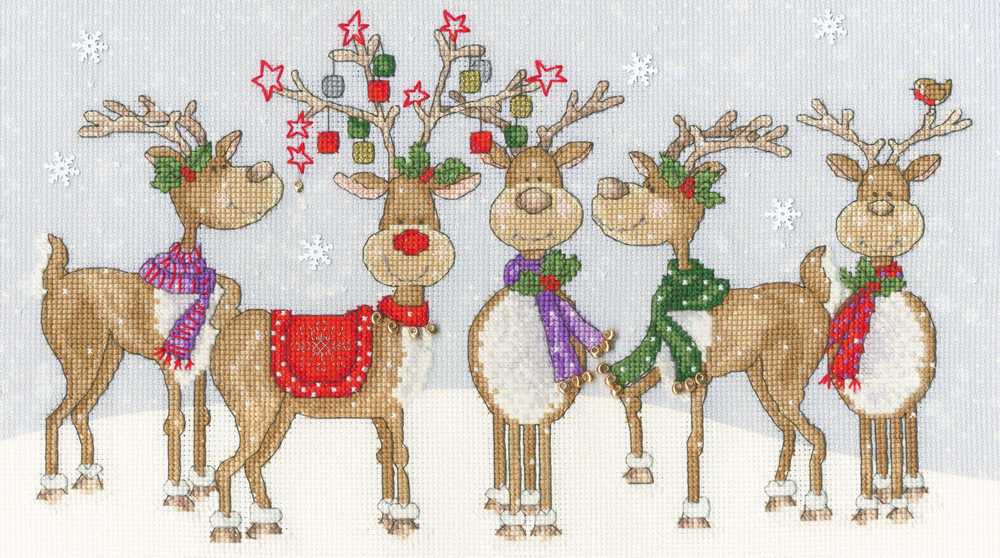 Prancing Pals Cross Stitch Kit ~ Bothy Threads