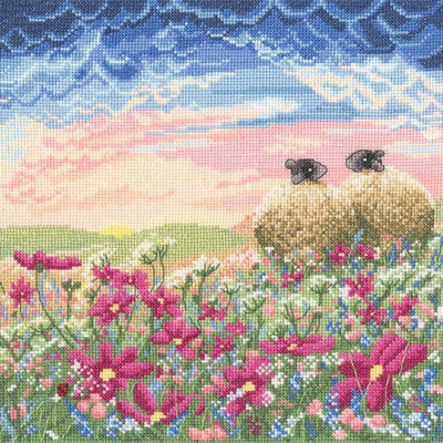 Ladybird In The Meadow Cross Stitch Kit ~ Bothy Threads