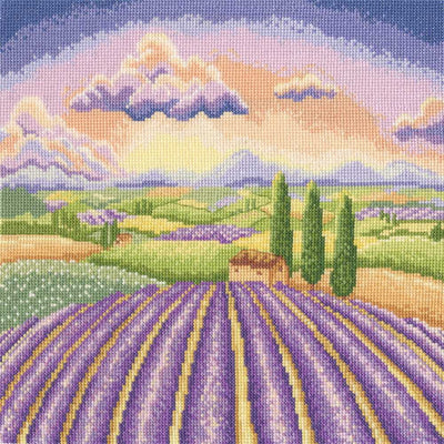 Lavender Fields Cross Stitch Kit ~ Bothy Threads