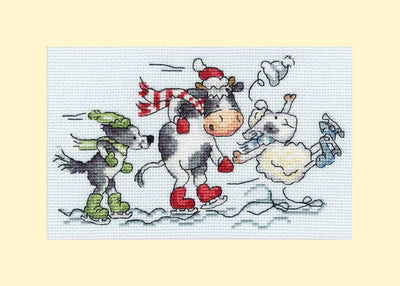 Almost, Nearly, Whoopsie! Card Cross Stitch Kit ~ Bothy Threads