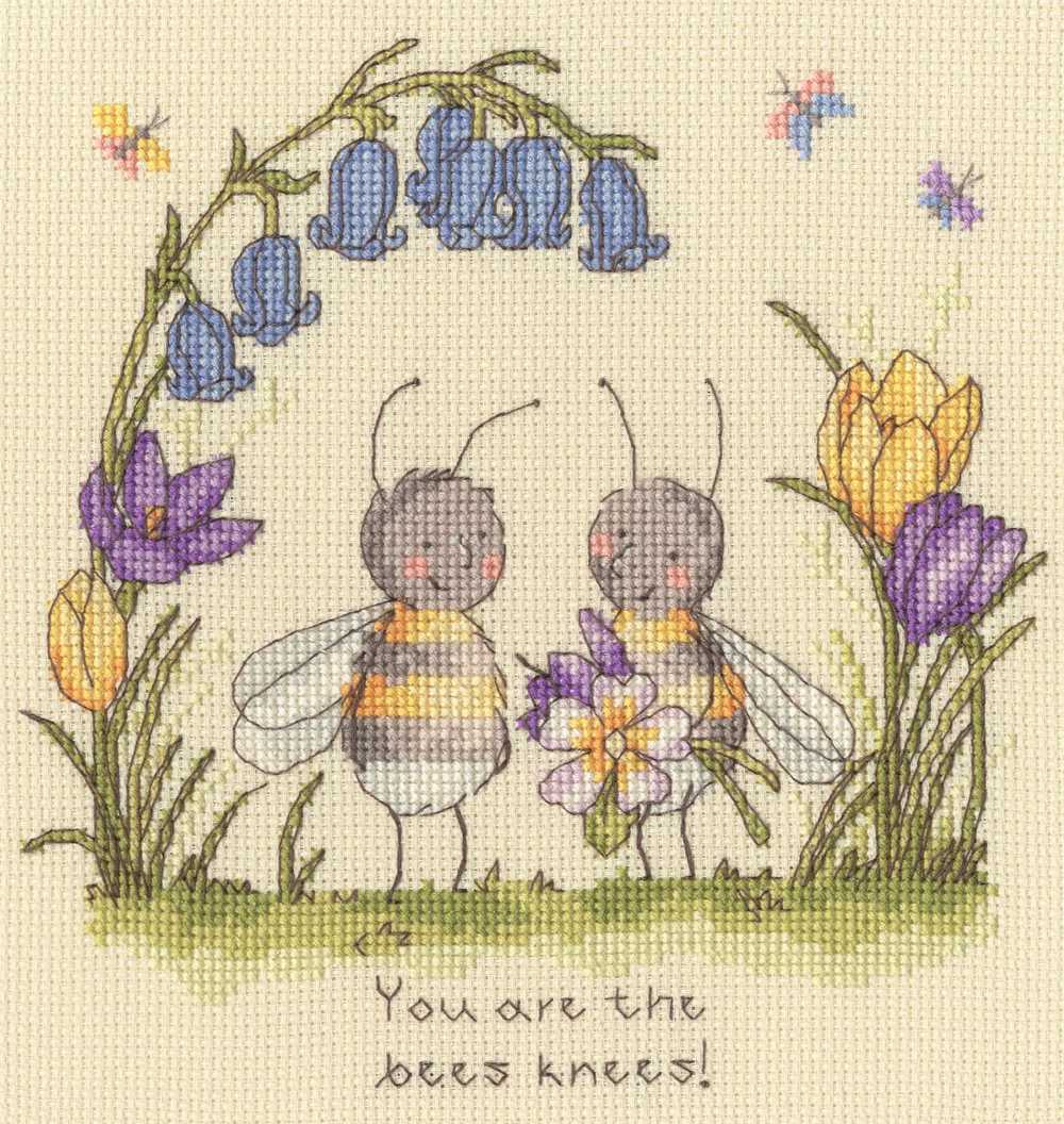 Bees Knees Cross Stitch Kit ~ Bothy Threads