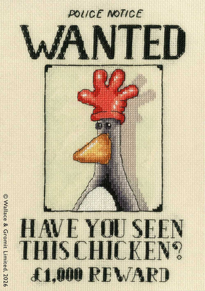 Have You Seen This Chicken? Cross Stitch Kit ~ Bothy Threads