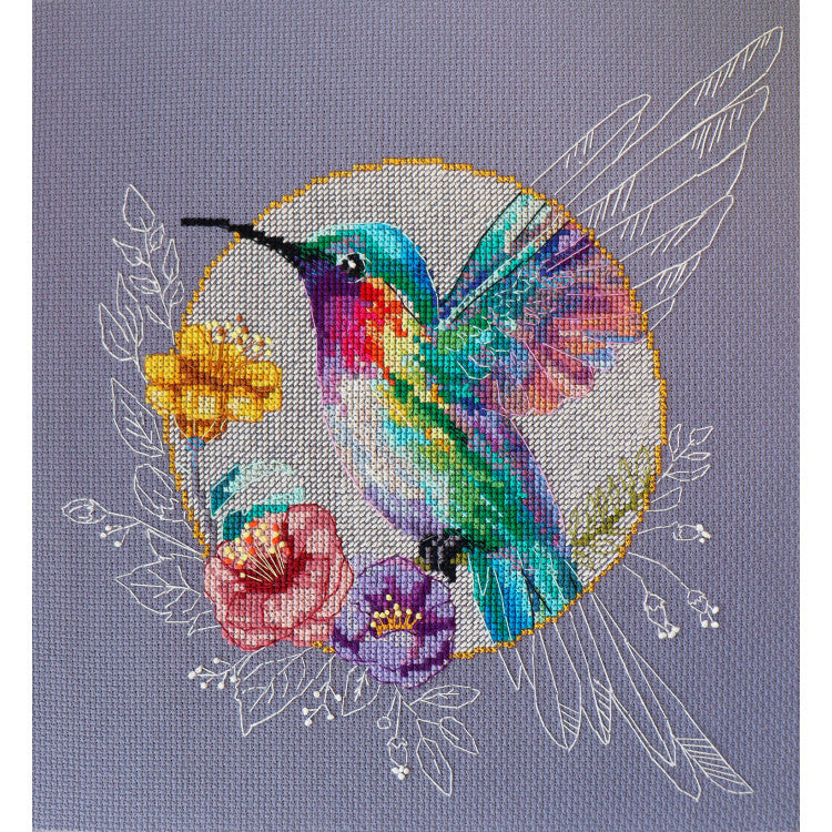 Bird of Paradise Deco Cross Stitch Kit ~ Abris Art
