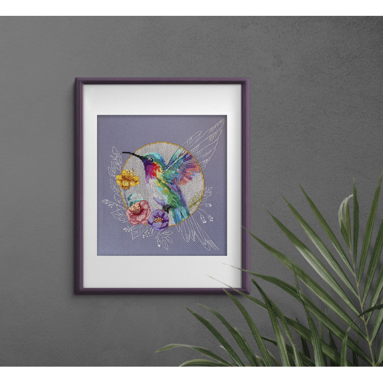 Bird of Paradise Deco Cross Stitch Kit ~ Abris Art