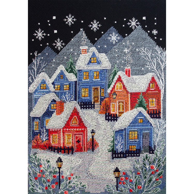 The Night Before Christmas Cross Stitch Kit ~ Abris Art