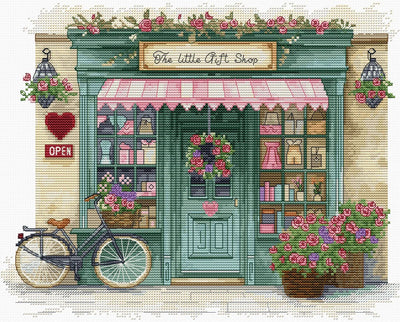The Little Gift Shop Cross Stitch Kit ~ Luca S