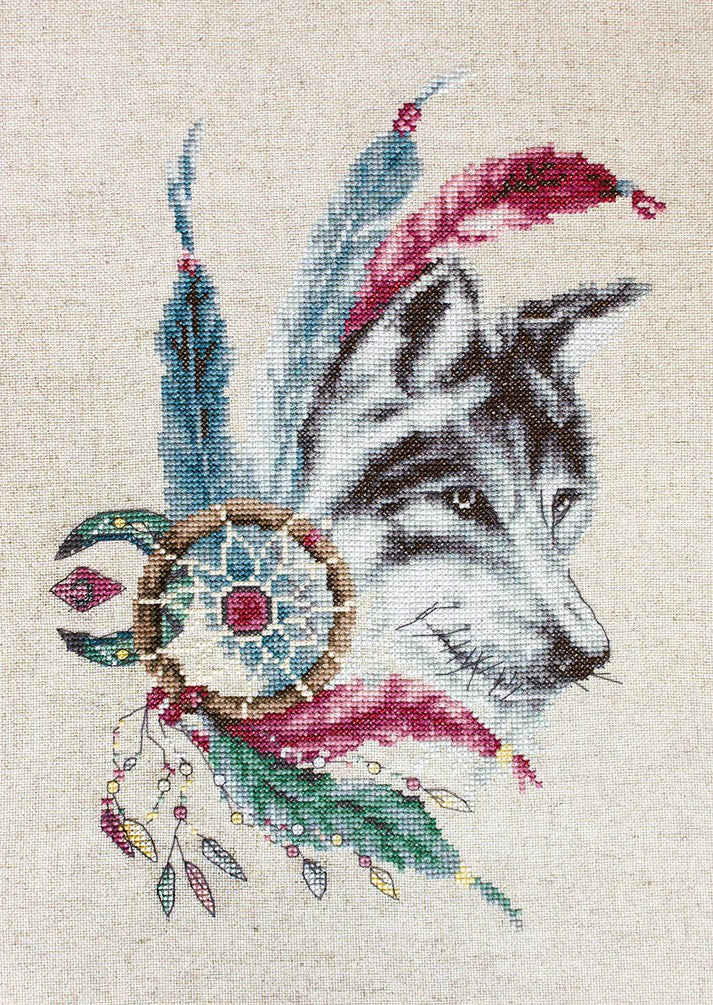 The Wolf Cross Stitch Kit - Luca S