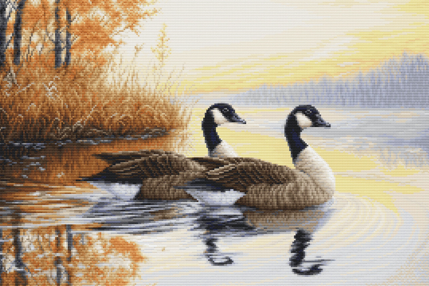 Autumn Reflections Cross Stitch Kit ~ Luca S GOLD