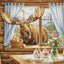 Unexpected Cabin Guest Cross Stitch Kit ~ Luca S GOLD